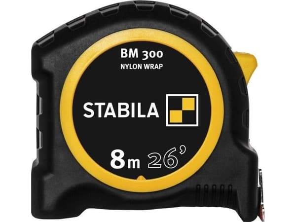 Stabila BM 300cm+inch 19573 Målebånd 8 m ABS-PC