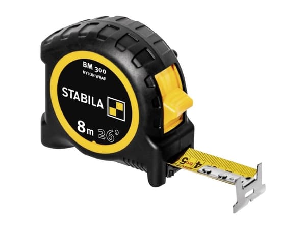 Stabila BM 300cm+inch 19573 Målebånd 8 m ABS-PC