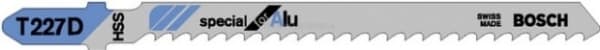Bosch Special for Alu T 227 D - Sagblad - for aluminium, rør, glassfiber, blikk, profiles - 5 deler - lengde: 100 mm