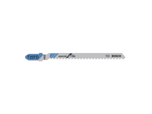 Bosch Special for Alu T 227 D - Sagblad - for aluminium, rør, glassfiber, blikk, profiles - 5 deler - lengde: 100 mm