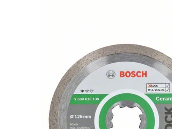 Bosch DIAMANTSKIVE X-LOCK STD CERAMIC 125XMM