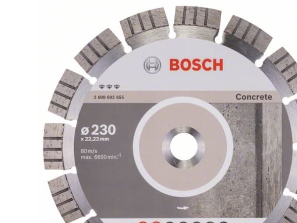 Bosch Accessories 2608602655 Bosch Power Tools Diamantskæreskive Diameter 230 mm Diameter indv. 22.23 mm 1 stk