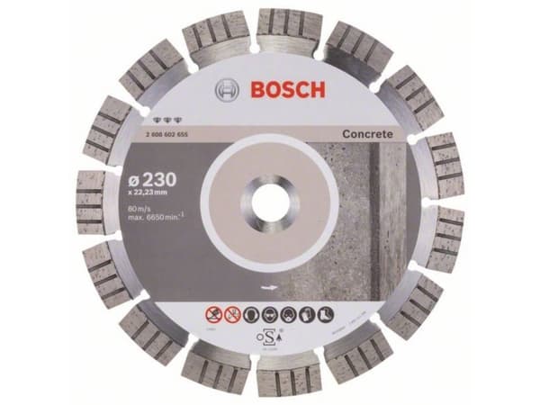 Bosch Accessories 2608602655 Bosch Power Tools Diamantskæreskive Diameter 230 mm Diameter indv. 22.23 mm 1 stk