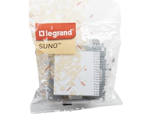 Legrand SUNO - Enpolig omkopplare - 10 AX - 250 V~ - automatiska plintar, Aluminium - Legrand 721301 himp