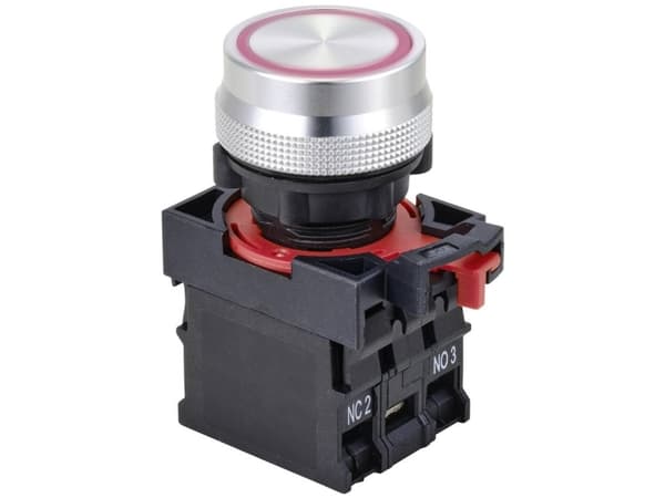 TRU COMPONENTS TC-10091052 ONPOW26-11ZE/R/12V Pressostat 250 V/AC, 250 V/DC 5 A 1 x On/On Klikkende Rød IP40 1 stk