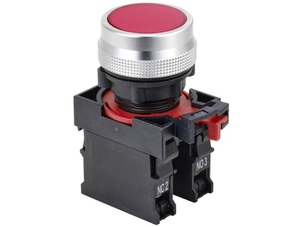 TRU COMPONENTS TC-10091016 ONPOW26-11/R Painekytkin 380 V 10 A 1 x On/(On) Tastende IP40 1 stk 1 stk