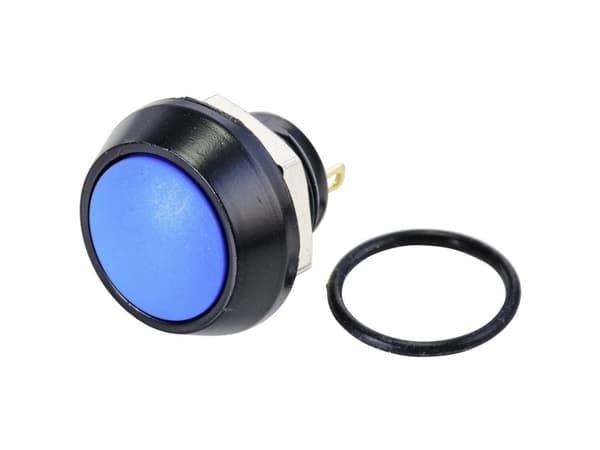TRU COMPONENTS TC-10091008 GQ12B-10/J/B/A Trykknap 48 V/DC 2 A 1 x Off/(On) Tastende IP65 1 stk