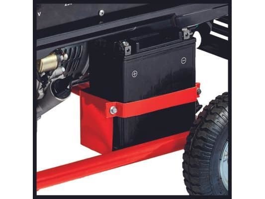 Einhell TC-PG 65/E5, 25 l, Bensin, 11,7 timer, Sort, Rød, 79 kg