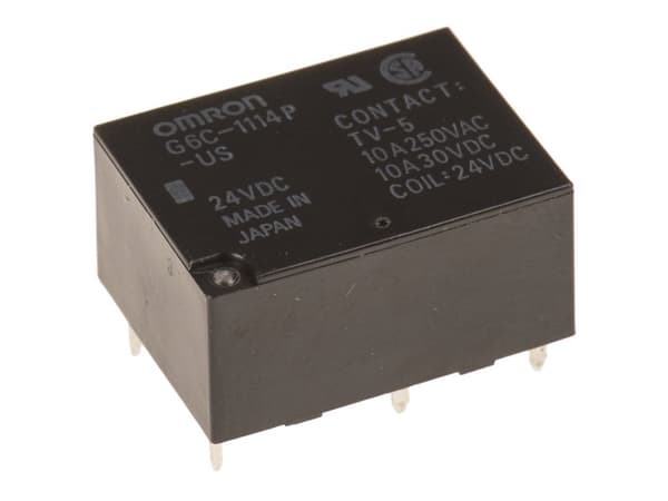 Omron G6C-1114P-US-DC24 Virtalähde 24 V/DC 10 A 1 x sluttekontakt 1 stk Pussi