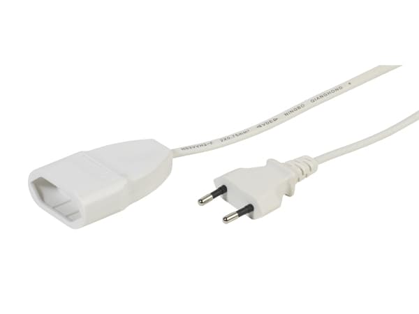 Vivanco EV5W, 5 m, 1 AC-utgångar, inomhus, Typ C, Typ C, 0,75 mm ²