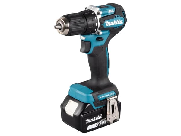 Makita DDF487RFE3 - Drill/driver - trådløs - 2 hastigheter - nøkkelfri borhylse 13 mm - 40 N·m - 3 batterier - 18 V