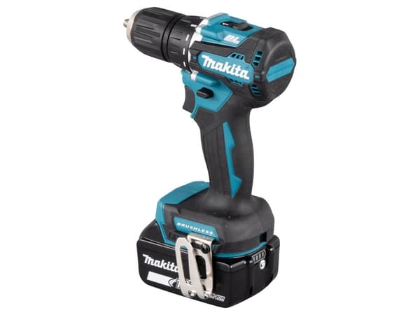 Makita DDF487RFE3 - Drill/driver - trådløs - 2 hastigheter - nøkkelfri borhylse 13 mm - 40 N·m - 3 batterier - 18 V