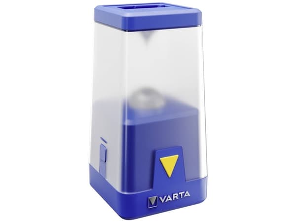 Varta 17666 101 111, Akulla toimiva retkilyhty, Sininen, Akryylinitriilibutadieenistyreeni (ABS), Polykarbonaatti (PC), Kestomuovinen elastomeeri, IP