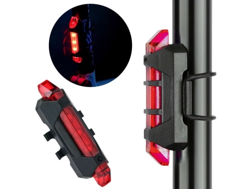 Alogy Rear bicycle light Bicycle lamp flashing waterproof Red universal