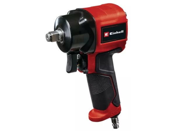 Einhell TC-PW 610 Compact, Trykkluftskralle, Sort, Rød, 9000 RPM, 610 Nm, 8 stang, Trykkluft