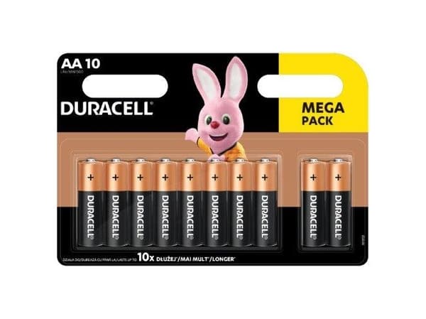 Kennot DURACELL AA/LR06, 1.5V, 10 kpl.