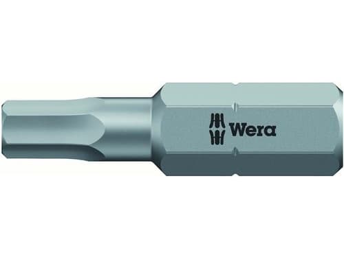 Wera 840/1 Z Bits, 1 styck, Insex (metriska enheter), 2.5 mm, 25 mm, 25,4 / 4 mm (1 / 4"), Hexagonal