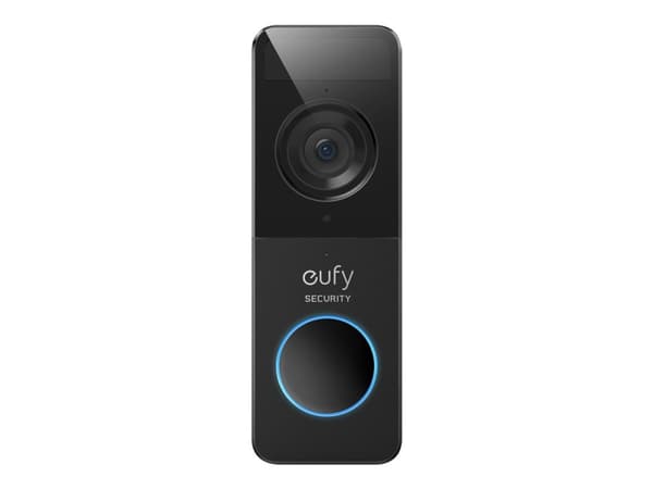 Eufy - Sats med dörrklocka - trådlös - Wi-Fi - svart