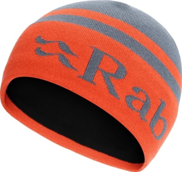 Logo Band Beanie Orion Blue/Red Grapefruit s. One Size (QAB-27)