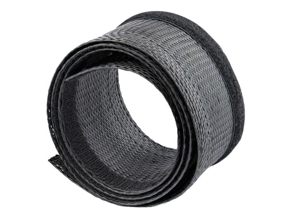 StarTech.com 10ft (3m) Cable Management Sleeve, Trimmable Heavy Duty Cable Wrap, 1.2" (3cm) Dia Polyester Mesh Computer Cable Manager/Protector/Conce