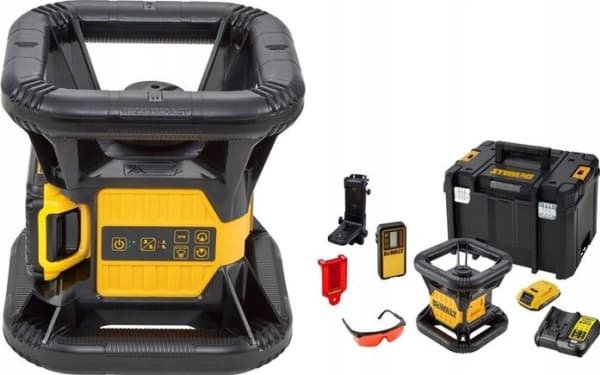 DeWALT dce074d1r 18V roterande lasernivå med väska och tillbehör