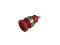 Miniatyrbild 1 av 2: SKS Hirschmann SEB 2620 F6,3 Ni rot Safety Recessed Bushing Red 1 st