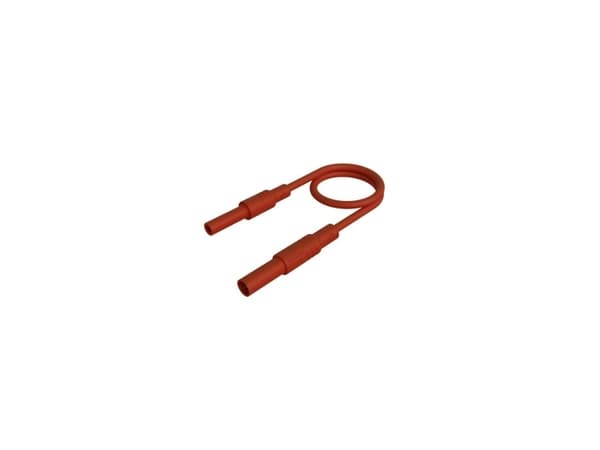 SKS Hirschmann MAL S GG-B 50/2,5 rt Sikkerhedsprøveledning 4mm sikkerhedsstik 4 mm sikkerhedsstik 50 cm Rød 1 stk