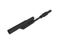 Pikkukuva 1 / 2: SKS Hirschmann MAL 2800 S schwarz Turvatestausjohto [4mm turvaliitin - 4mm turvaliitin] 8 cm Musta 1 kpl 1 kpl