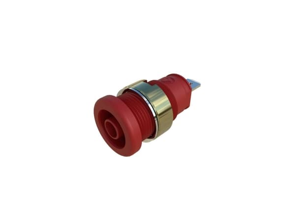 SKS Hirschmann SEB 2610 F4,8 Ni rot Safety Recessed Bushing Red 1 st