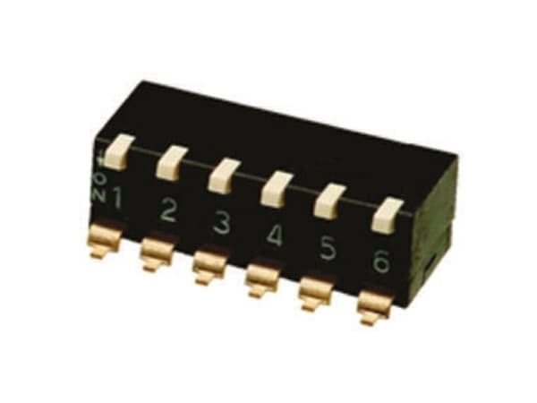 Omron DIP-switch Poltal 6 SMD 1 st väska