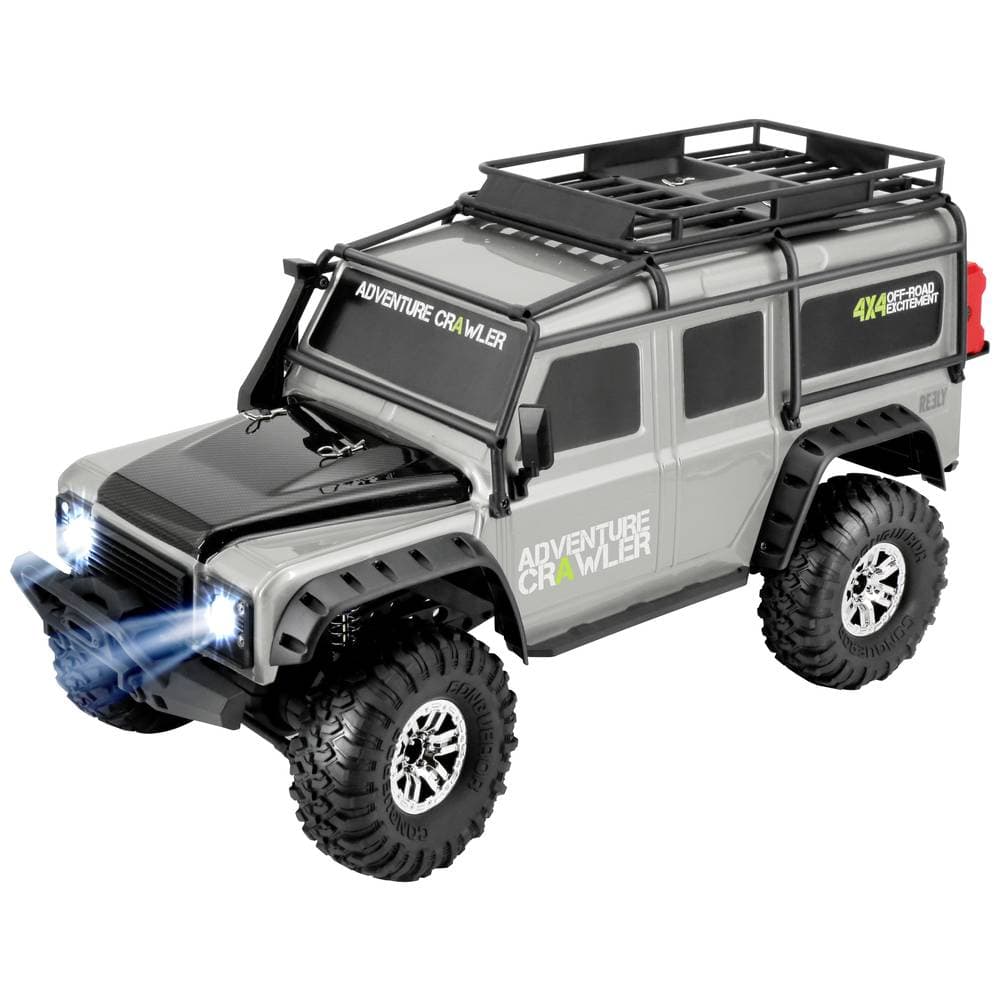 Reely Adventure Borst motor 1:10 RC modellbil Elektrisk Crawler Fyrhjulsdrift (4WD) RtR 2,4 GHz inkl. batteri, laddare