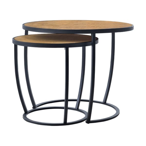 Soffbord set Neqi metall [en.casa]