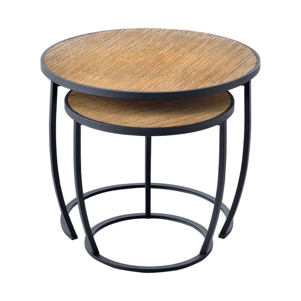 Soffbord set Neqi metall [en.casa]