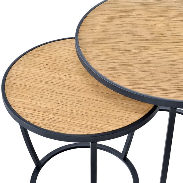 Soffbord set Neqi metall [en.casa]