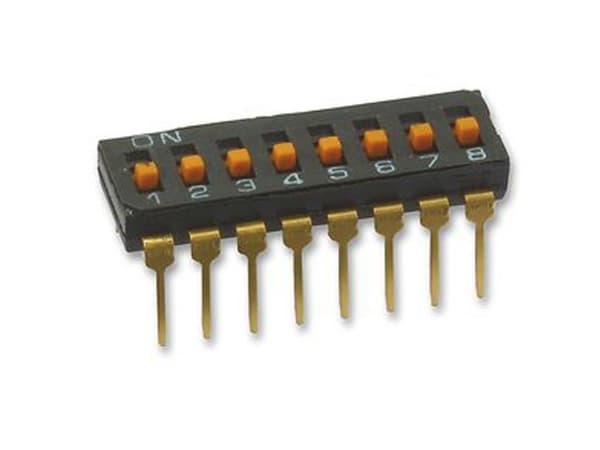 Omron A6T-8104 OM Slide Dip Switch