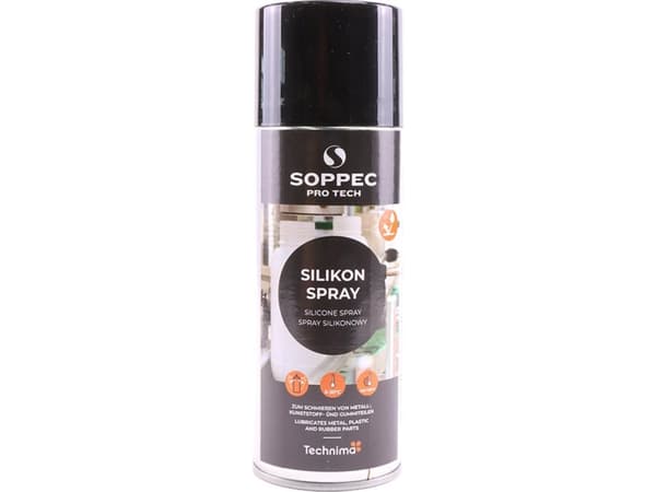 Soppec Pro Tech Silikonspray Glidemiddel 400ML - 2019947