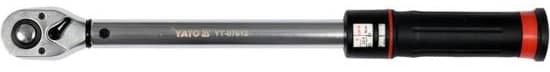 Yato YT-07612, Momenttiavain, Mekaaninen, 1/2", 10 - 60 Nm, 4%, Terästä