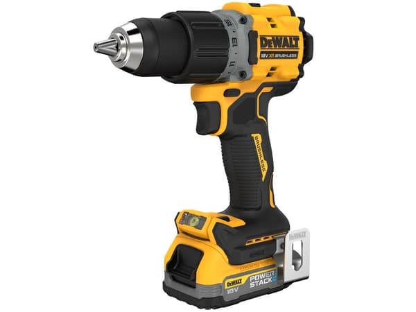 DeWALT DCD800E2T-QW, Pistolgreppsborrmaskin, borstlös, 1,3 cm, 2000 rpm, 5,5 cm, 90 Nm