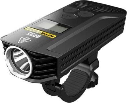 Nitecore BR35, Sykkellys, Sort, 1 m, IPX7, LED, 1800 lm Sort