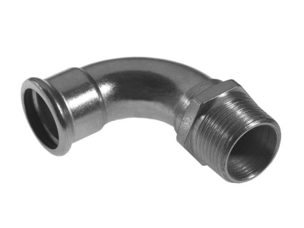 KAN-therm Lang albue 18xR1/2 med utvendig gjenge - 620200.9