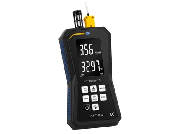 PCE Instruments PCE-THD 50 Fugtigheds-datalogger, Temperatur-datalogger -100 til +1372 °C 0 til 100 % rF