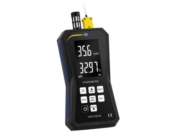 PCE Instruments PCE-THD 50 Fugtigheds-datalogger, Temperatur-datalogger -100 til +1372 °C 0 til 100 % rF