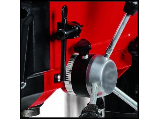 Einhell TC-BD 500, Søyleboremaskin for benkmontering, Nøkkel, B16, Sort, Rød, 300 RPM, 2410 RPM