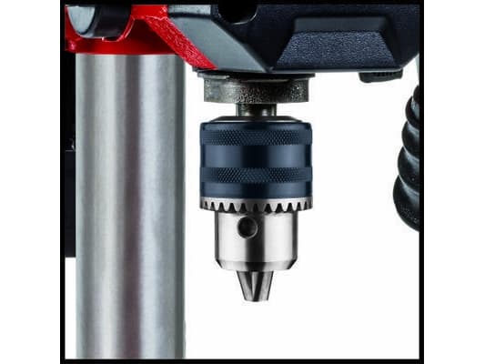 Einhell TC-BD 500, Søyleboremaskin for benkmontering, Nøkkel, B16, Sort, Rød, 300 RPM, 2410 RPM