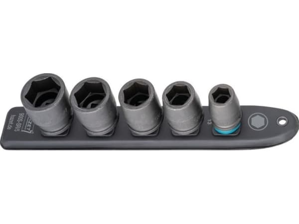 Hazet 900S-SR/5 Udvendig sekskant Stikliste 5 dele Firkant, 1/2 (12,5 mm)