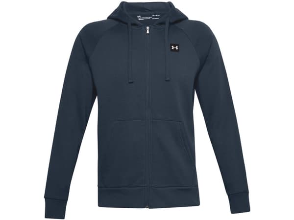 Herrebluse Under Armour Rival Fleece FZ Hettegenser mørkeblå 1357111 408 (S)