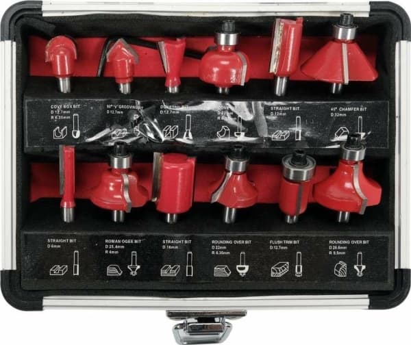 Yato YT-68006, Bit-sett, 6 mm, 12 stykker, 6, 12, 12,7, 13, 16, 22, 25,4, 28,6, 32 mm