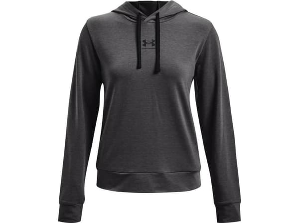Under Armour genser for kvinner Rival Terry Hettegenser grafitt 1369 855 010 (L)