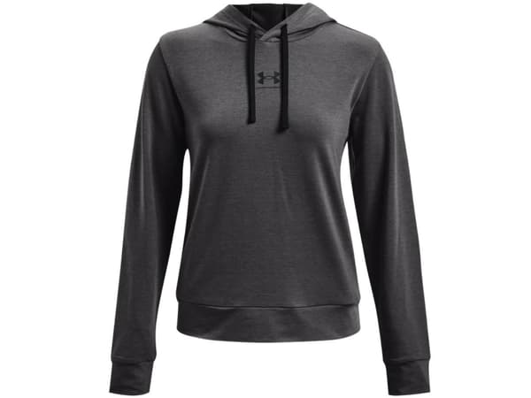 Under Armour genser for kvinner Rival Terry Hettegenser grafitt 1369 855 010 (L)