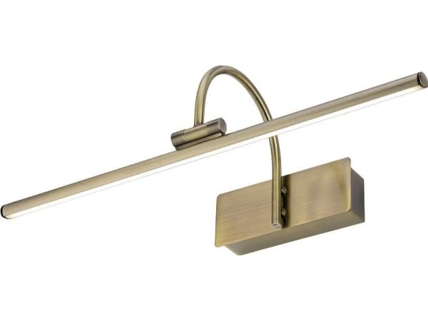 Nowodvorski LED-seinävalaisin classic Nowodvorski GIOTTO LED BRASS S peilin päällä 8168